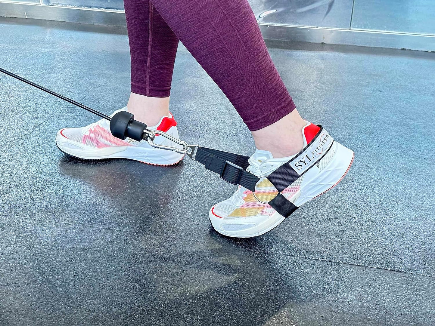 Glute Workout Kickback Strap – Booty Building and Workout Trainer – Home and Gym Leg Resistance Booty Bands for Cable Machines