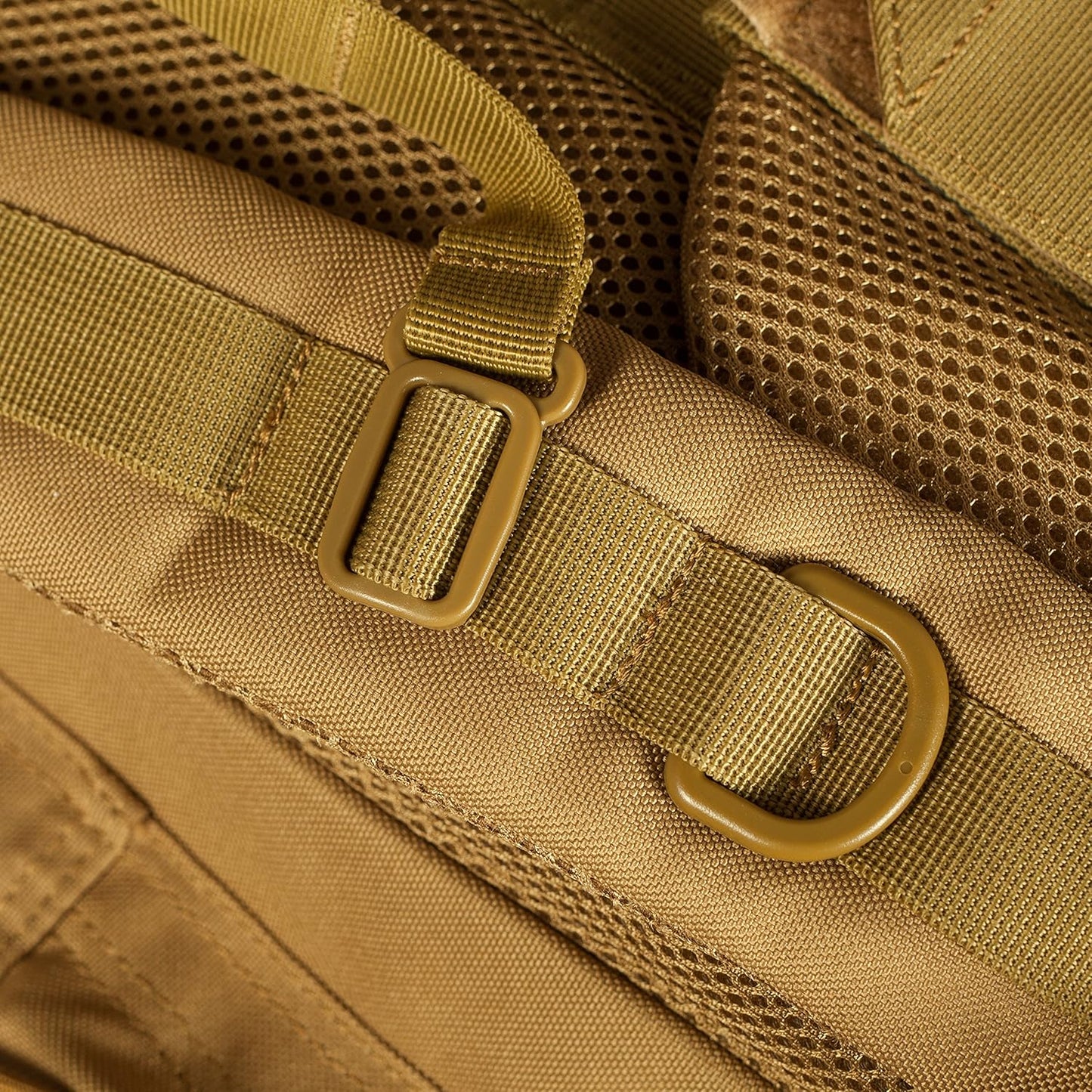 65L Waterproof Internal Frame Backpack with Rain Cover - Seibertron Khaki