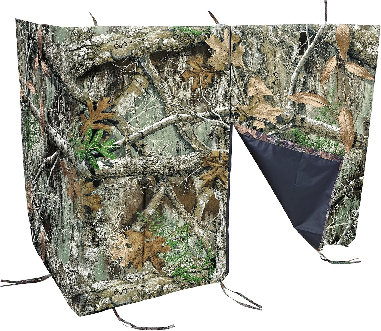Allen Company Magnetic Treestand Cover Blind Kit - Tree Stand Camo Blind Cover - Quick Set Up and Take Down - Realtree Edge or Mossy Oak Options