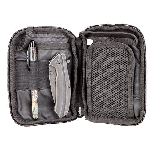 CAT Outdoors Mini Tactical EDC Organizer - Small Admin Pouch - Black