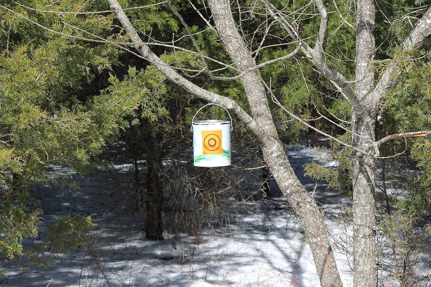 EZ2C Mini Shooting Targets, Bright Flourescent Self-Adhesive 3.5" x 3.5" (Tear-Off Pads of 25 or 100)