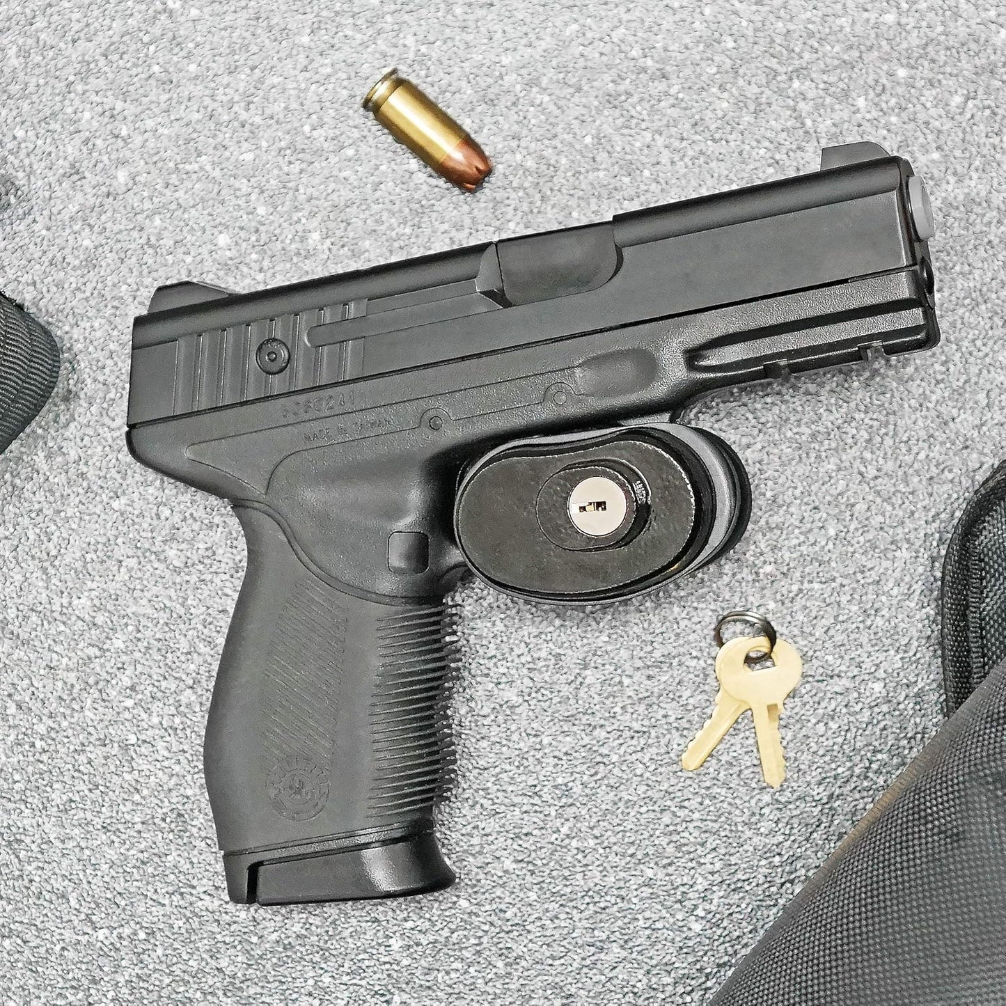 Universal Keyed Alike Trigger Gun Lock - Fits Pistols, Rifles, & Shotguns