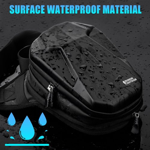 Motorcycle Waist Drop Leg Bag - Expandable Big Capacity Druable & Waterproof Tactical Fanny Pack, Multi-Pocket Storage Hip Thigh Bag for Cycling Hiking Climbing, Men and women