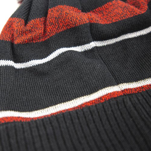 Eskimo Standard Beanie Pom Hat, Black, One Size