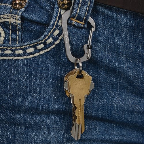 Nite Ize Locking Carabiner Clip, Black, 2 in. (Pack of 2)
