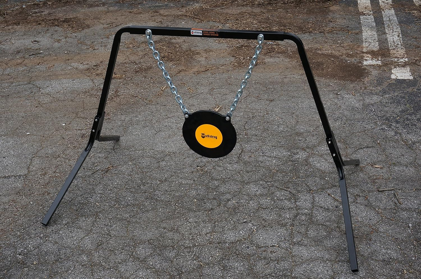 VIKING Solutions Complete Gong Target System - Durable Easy to Set Up Shooting Gear - Proof Chain and Hardware Included