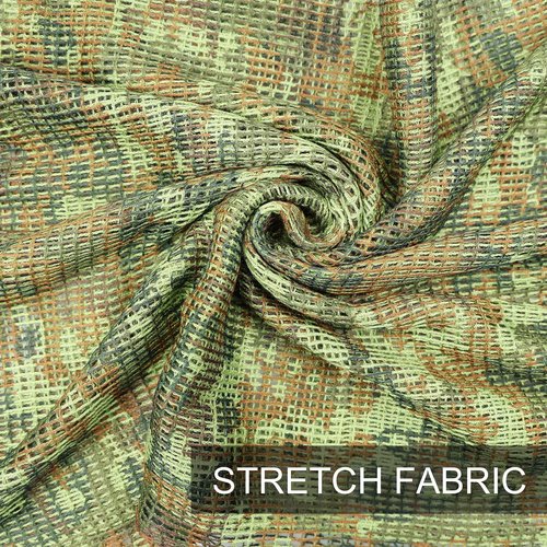 Luxns Sniper Veil Military Tactical Camo Scarf to Camouflage Head for Hunting Shooting Wargame Outdoor Activities/German Camo