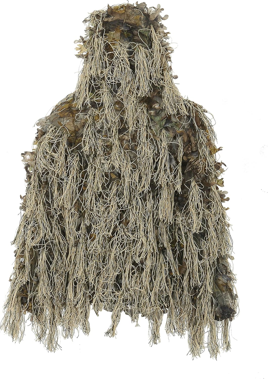 AUSCAMOTEK Ghillie Suit for Hunting Dry Grass Brown Ideal for Hunting in Winter and Autumn
