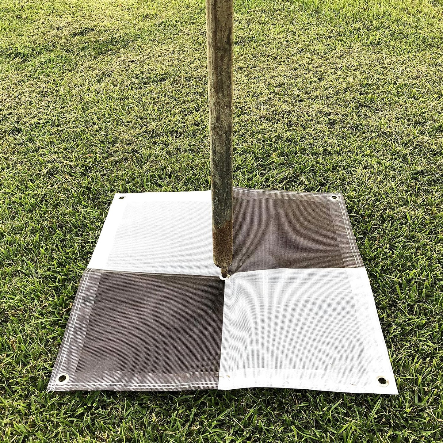 Sky High Bull's-Eye Drone Ground Control Point GCP - UAV Aerial Target for Mapping & Surveying (10 Pack) | Center Eyelet Numbered 0-9 (Black/White Markers) | Pix4D & DroneDeploy Compatible