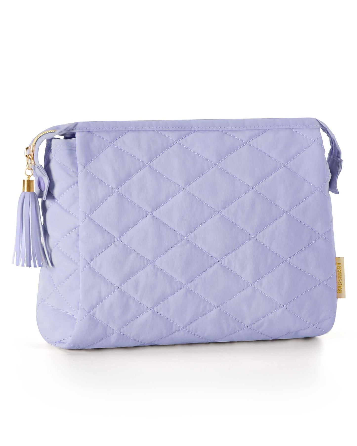 Large Capacity Makeup Bag | Travel Toiletry Organizer | Lilac Purple for Women