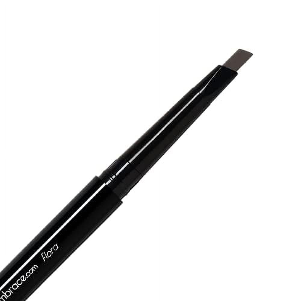 Waterproof Dark Brown-Gray Eyebrow Pencil | Double-Ended With Spoolie Brush