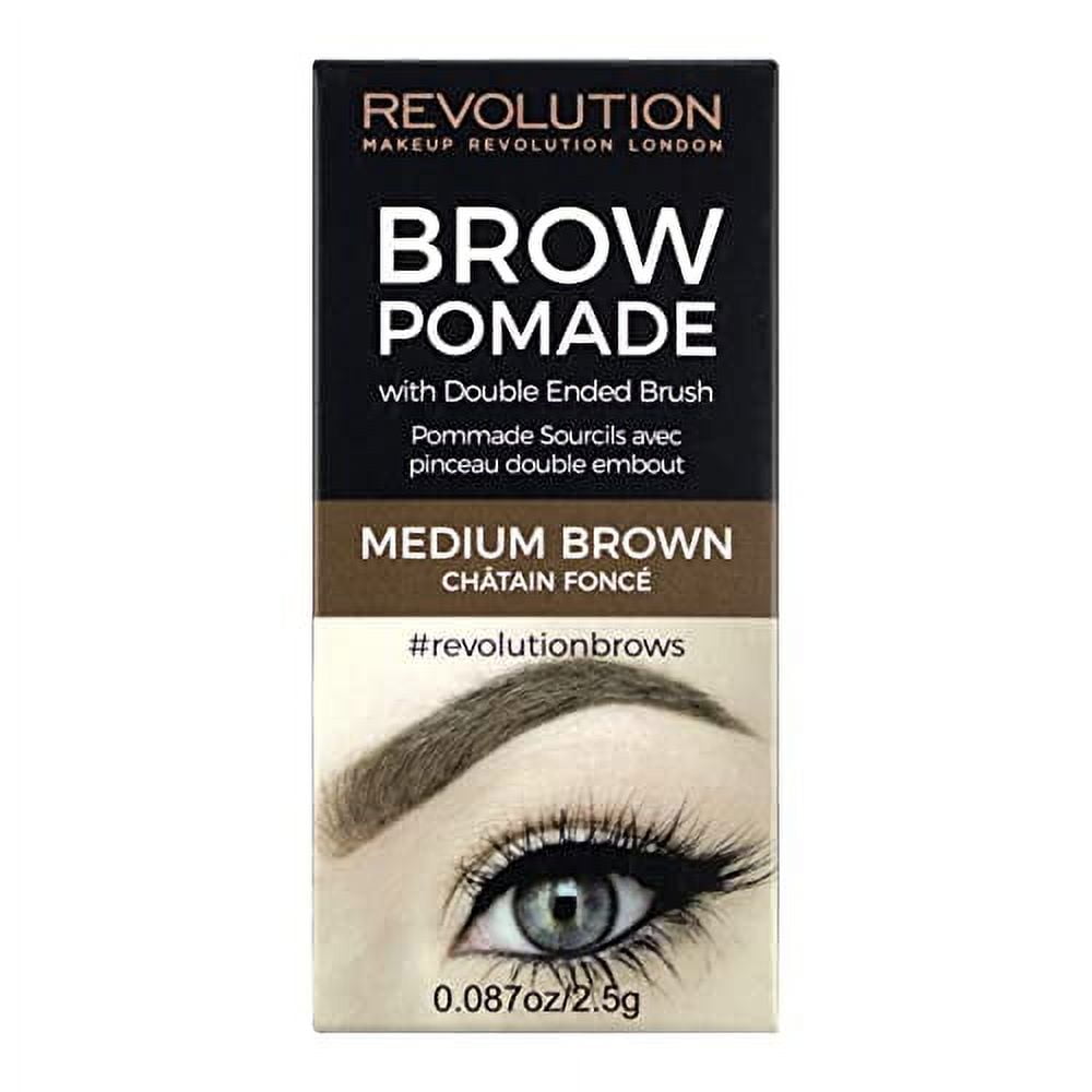 Waterproof Brow Pomade | Long-Lasting, Smudge-Proof, Vegan | Medium Brown 2.5g