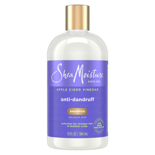 SheaMoisture Anti-Dandruff Shampoo | Stronger Hair & Healthy Scalp | 13 Oz