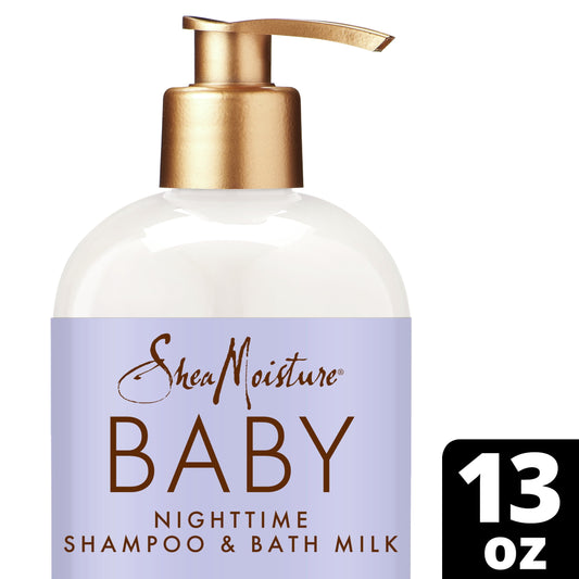 SheaMoisture Baby Nighttime Shampoo | Manuka Honey & Lavender, 13 Oz