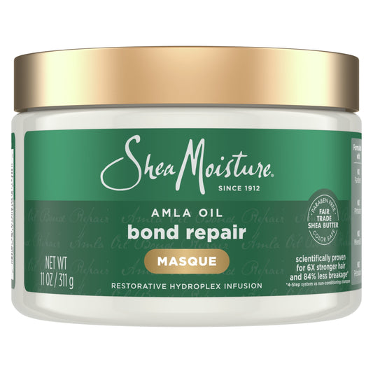 SheaMoisture Amla Oil Bond Repair Masque | Deeply Moisturizes & Repairs Damage – 11 Oz