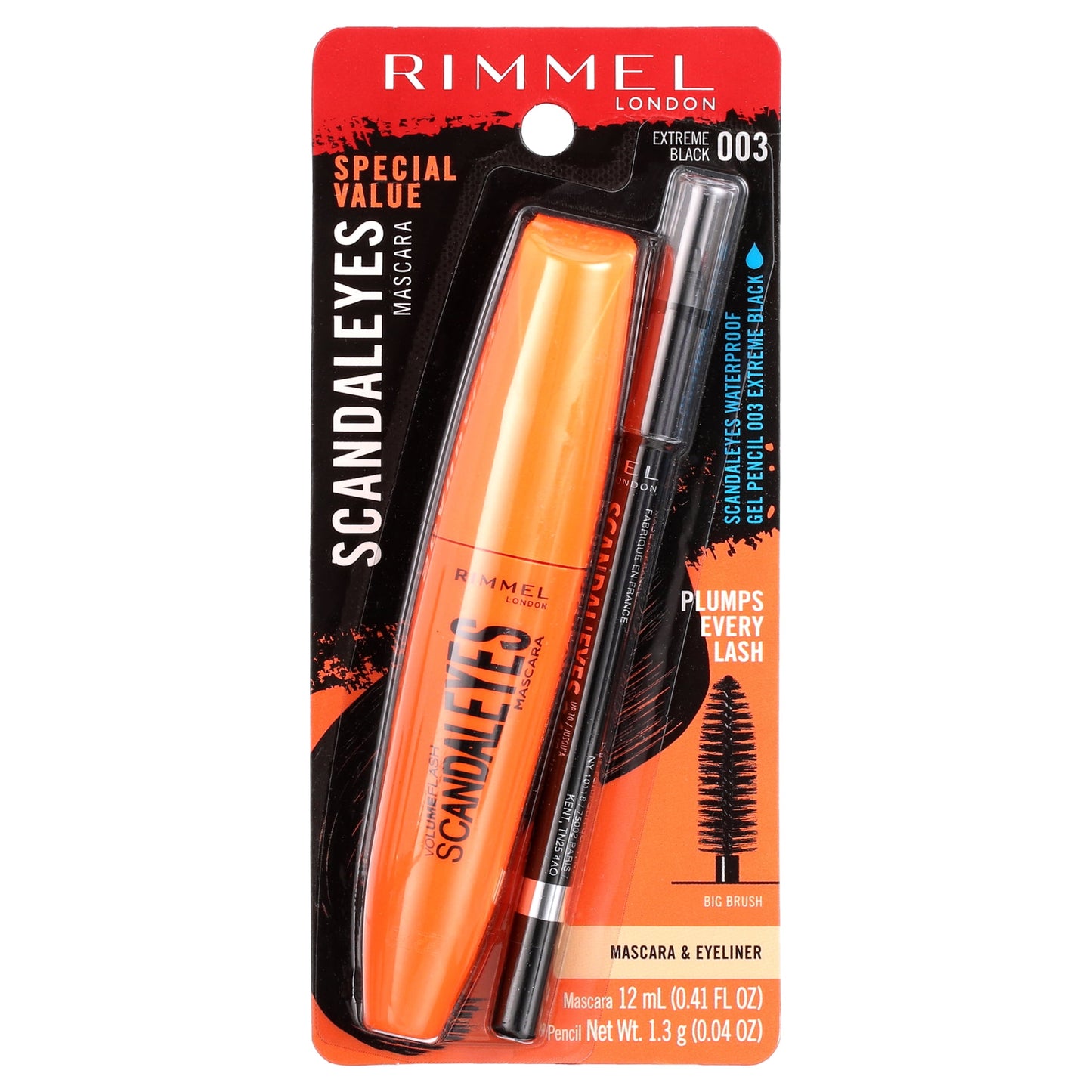 Rimmel Scandaleyes Extreme Black Mascara & Waterproof Kohl Kajal Liner