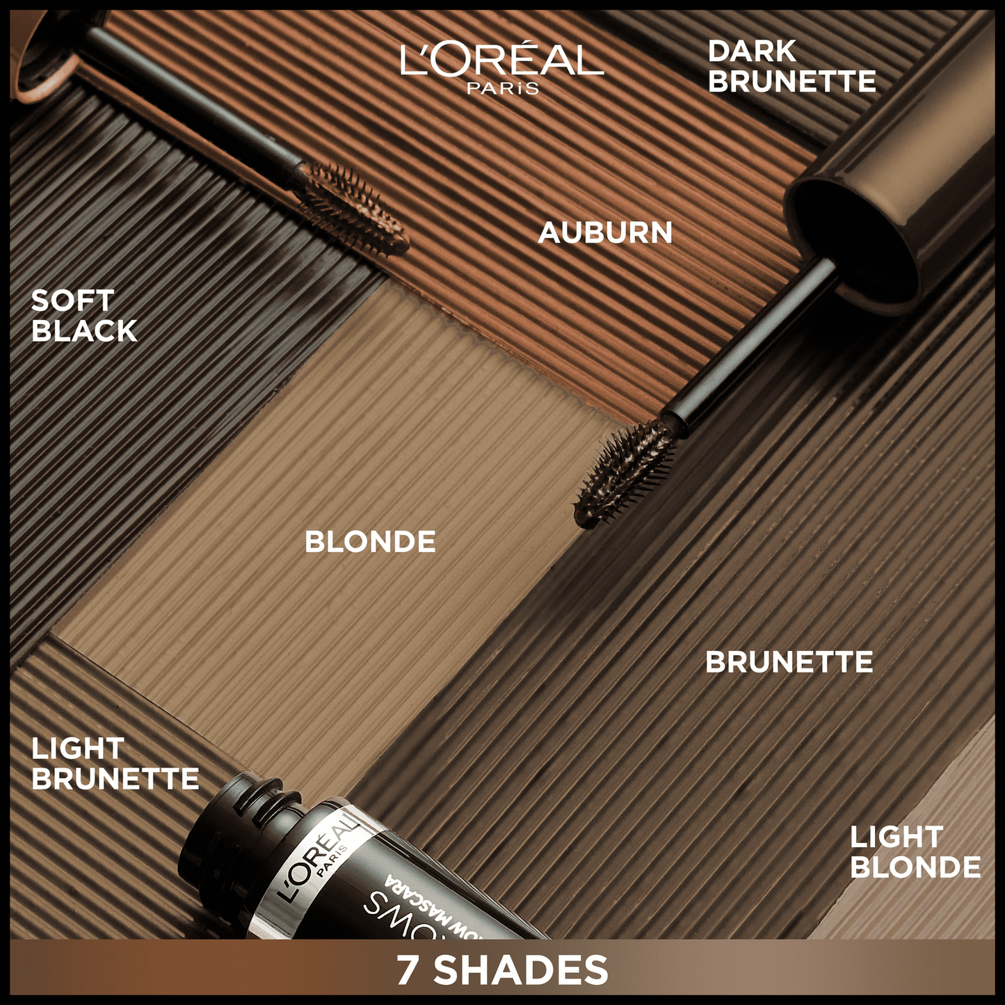 L'Oreal Paris Infallible 24H Wear Brow Mascara | Volumizing | Brunette