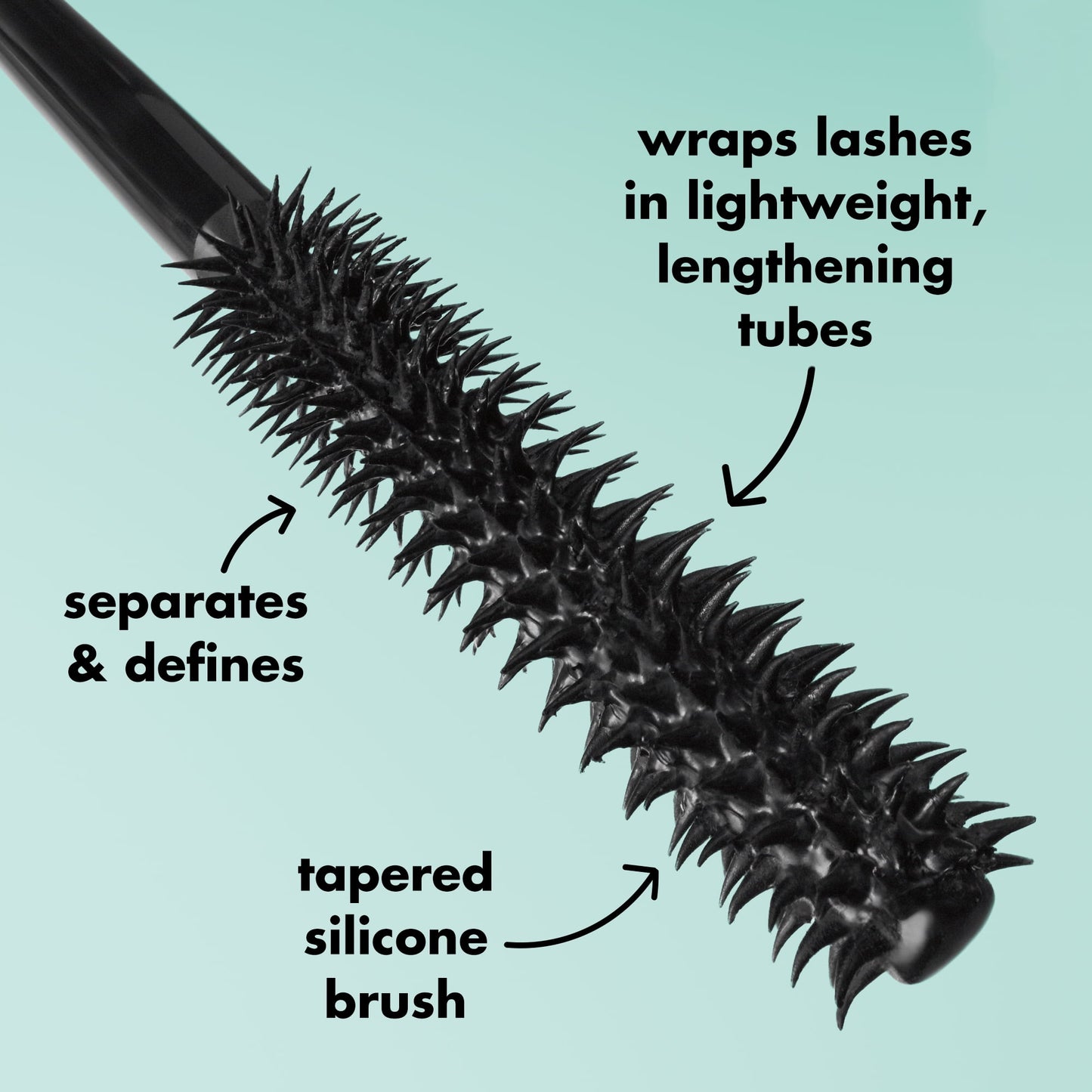 e.l.f. Liquid Lash Xtender Mascara | Pitch Black | Lengthening & Volumizing