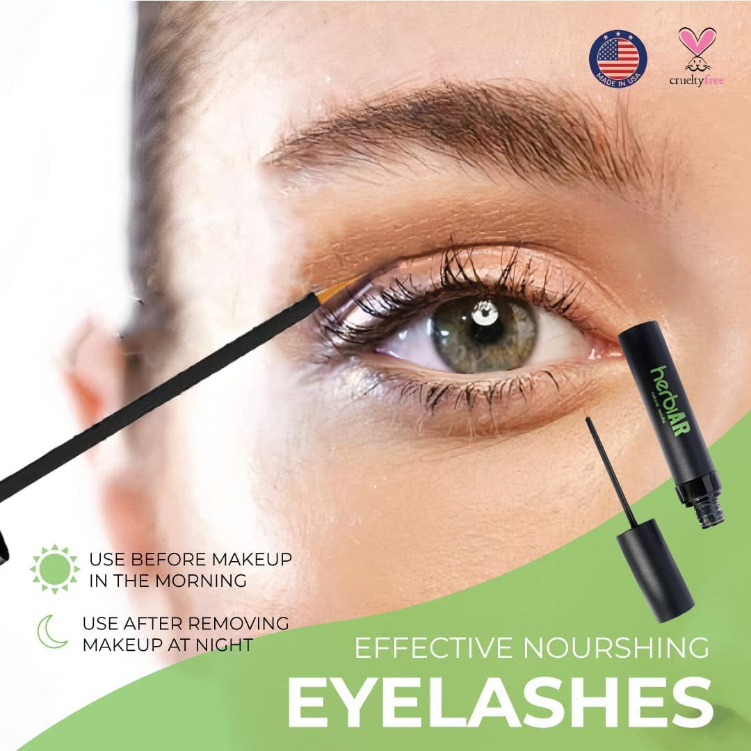 7ml Eyelash Growth Serum | Boost Longer, Thicker Lashes & Brows | Herbiar