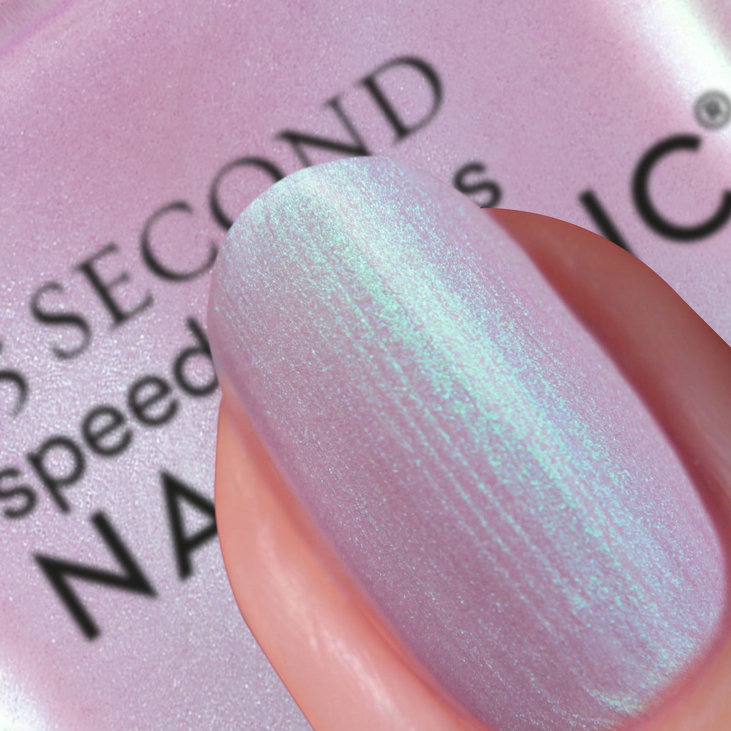 Quick Drying Nail Polish | Lana Lilac & Blue Shimmer | 0.47 Fl Oz