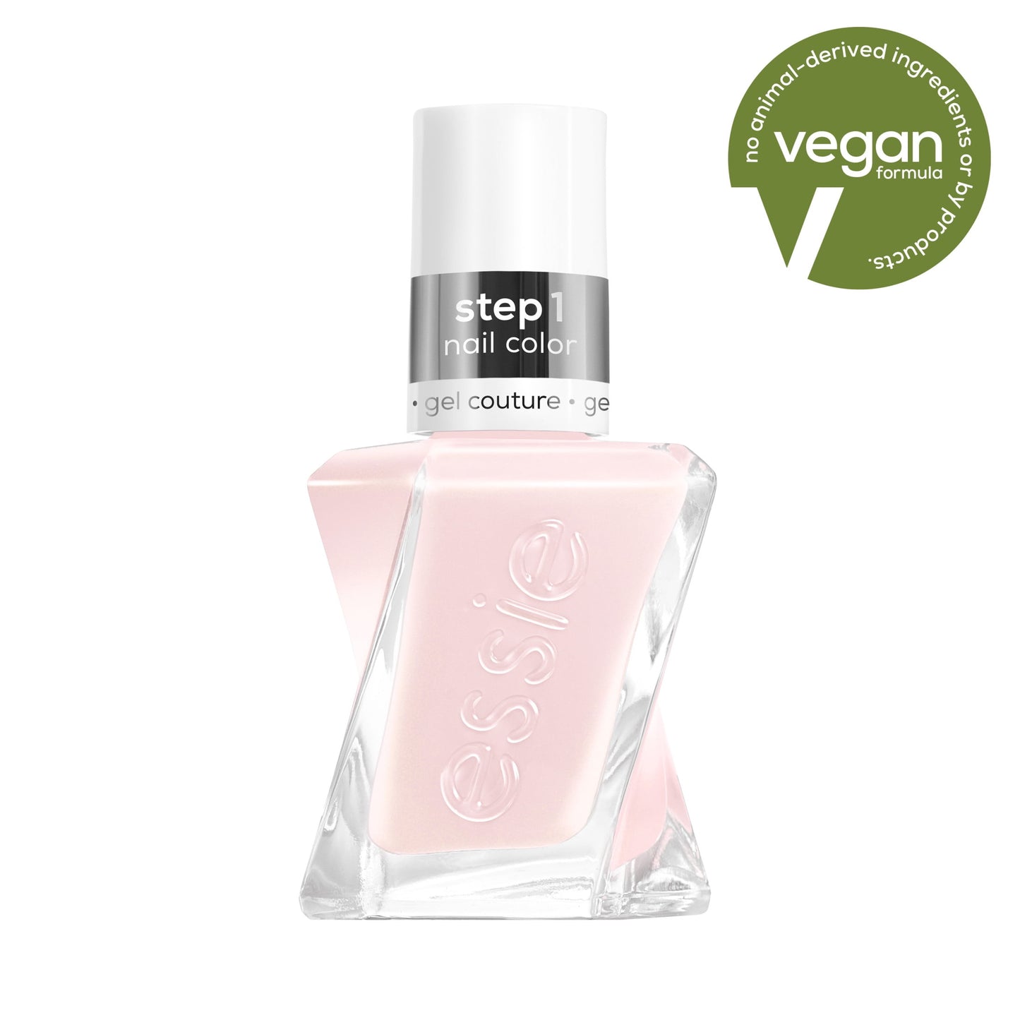 Essie Gel Couture Nail Polish | Blush White | 0.46 Fl Oz | Long-Lasting Color