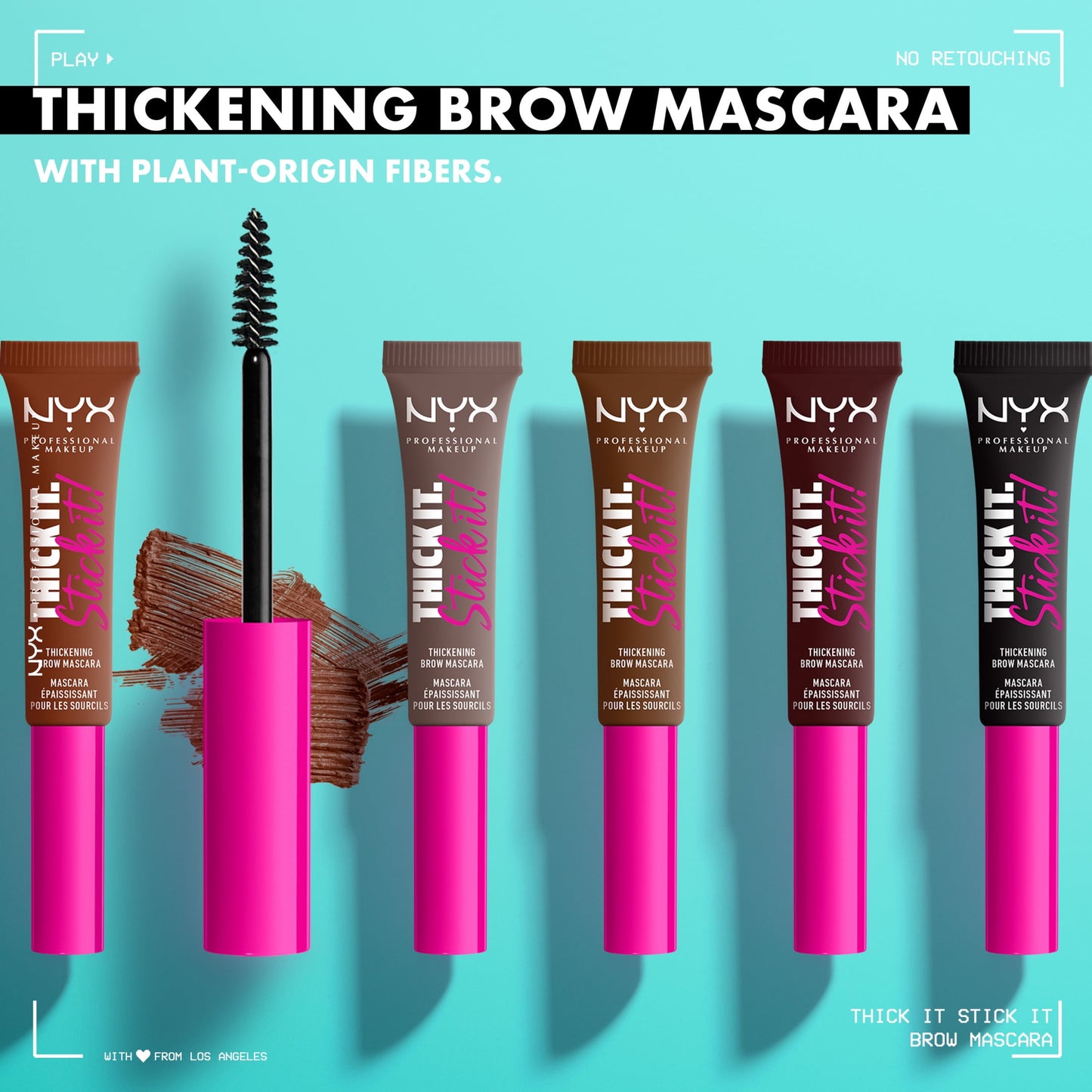 Thickening Brow Gel | NYX Professional Makeup | Taupe | Long-Lasting Hold